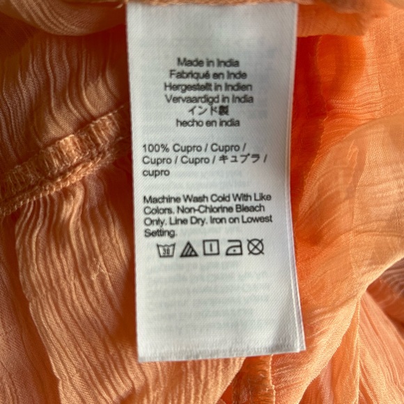 J. Crew tiered ruffle Orange Maxi dress - Picture 7 of 13